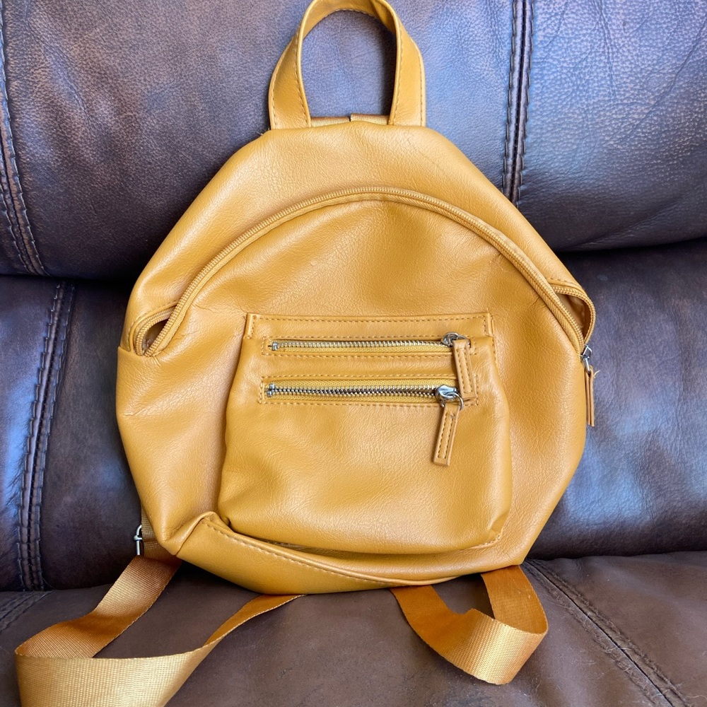 Cute yellow backpack